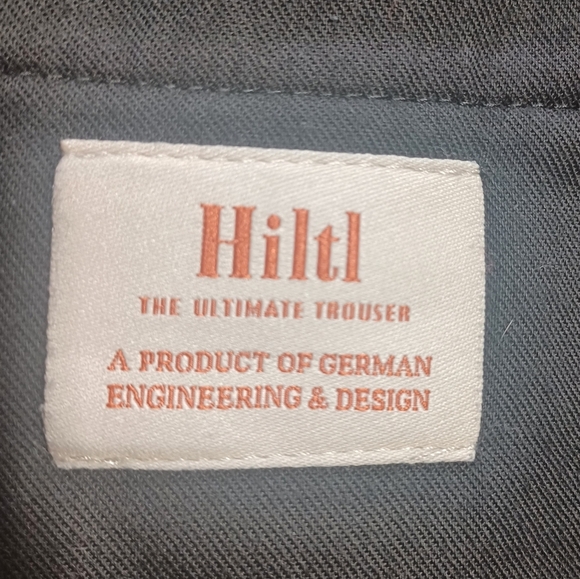 Hiltl Men’s Charcoal Corduroy Trousers Size 36x34 German Engineered Luxury Pants - Picture 4 of 9